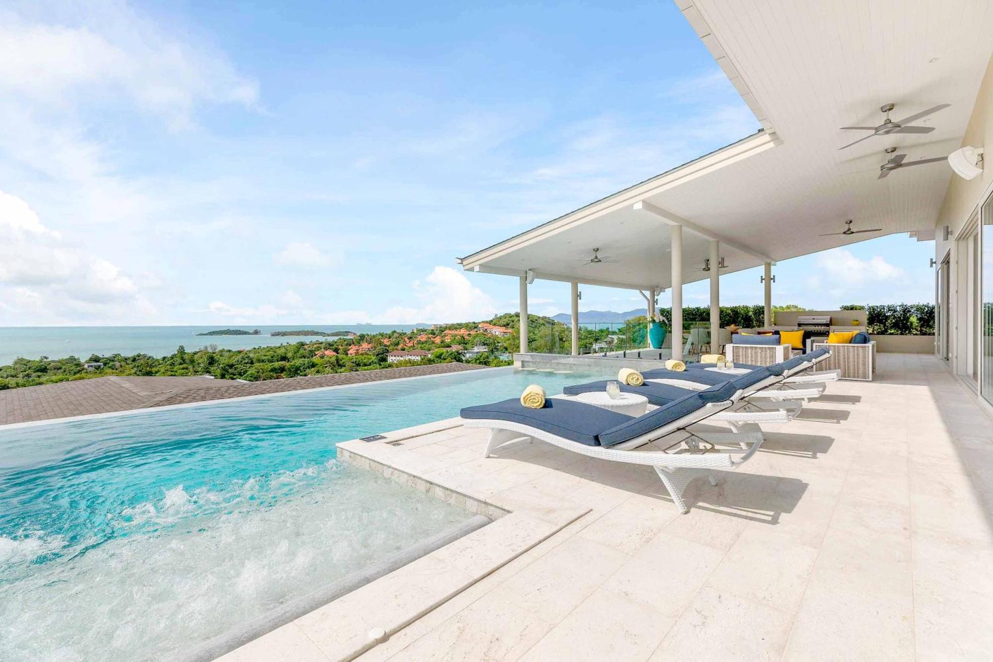 Samui Sunsets Luxury Villas Choeng Mon Extérieur photo